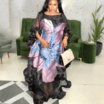 Women’s African Kaftan Abaya Dress – Long Dashiki Ankara Traditional Gown - Free Delivery Worldwide only at Flexi Africa