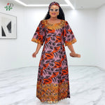 Women’s African Traditional Dress – Embroidered Boubou Kaftan Abaya - Free Delivery Worldwide only at Flexi Africa