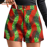 Buy Women’s Ankara Print High-Waisted Athletic Shorts – Casual Summer Style with Pockets for only $12.78 at Flexi Africa!