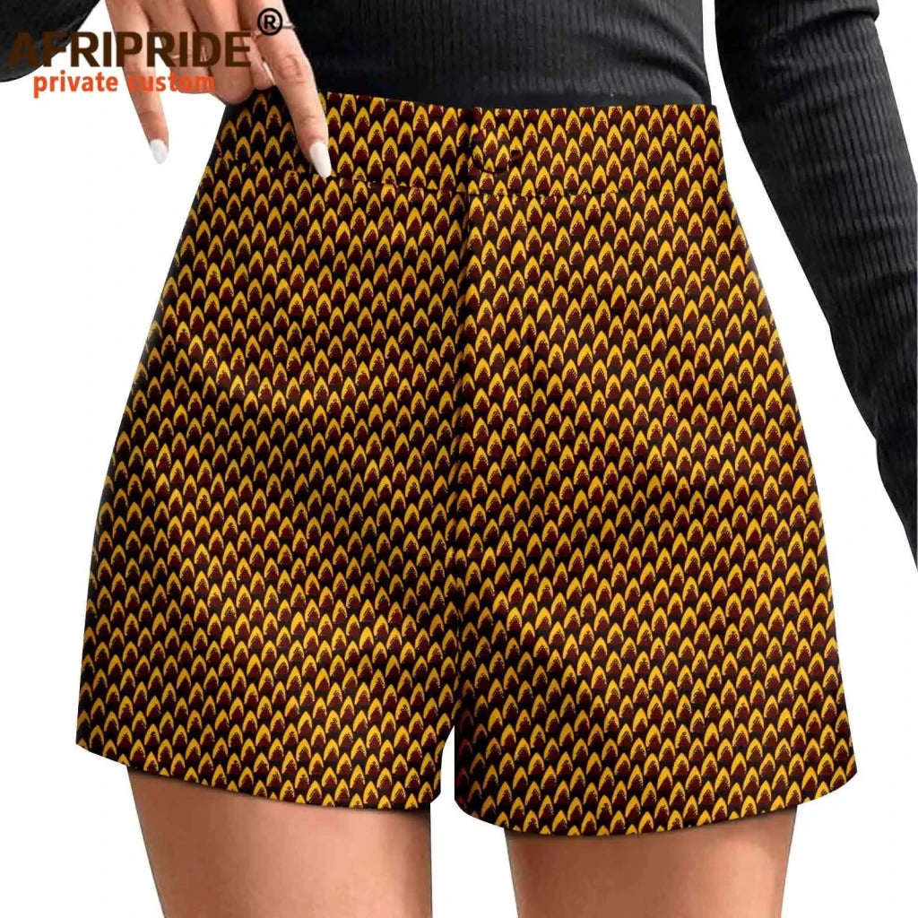 Buy Women’s Ankara Print High-Waisted Athletic Shorts – Casual Summer Style with Pockets for only $12.78 at Flexi Africa!