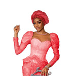 Women’s Nigerian Auto Gele – Stylish Wedding & Party Headscarf - Free Delivery Worldwide only at Flexi Africa